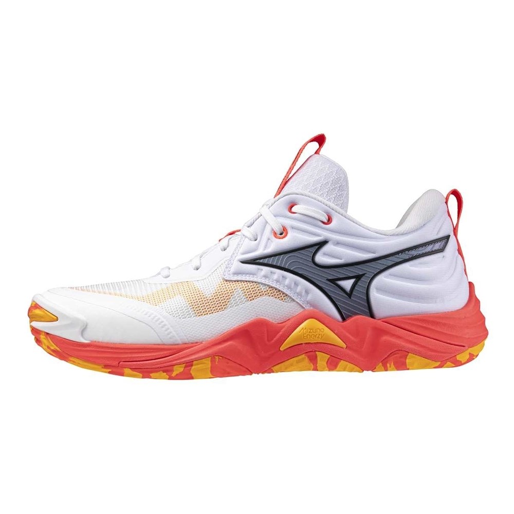 Купить оптом Кроссовки MIZUNO WAVE MOMENTUM ELITE V1GA251201 White/Fiery Coral 2/Citrus Unisex V1GA251201 - фото 100722