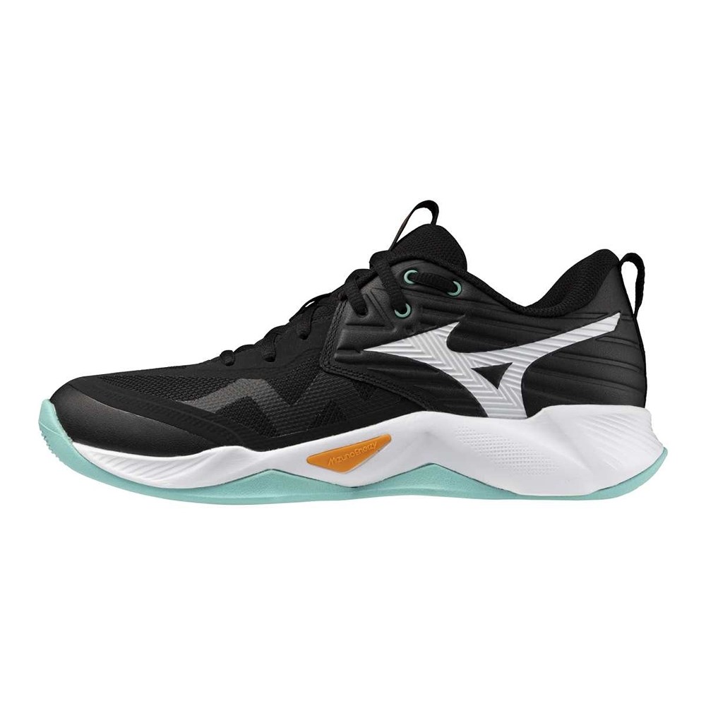 Купить оптом Кроссовки MIZUNO WAVE MOMENTUM PRO V1GA254012 Black/Tangelo/Ice Green Unisex V1GA254012 - фото 100742