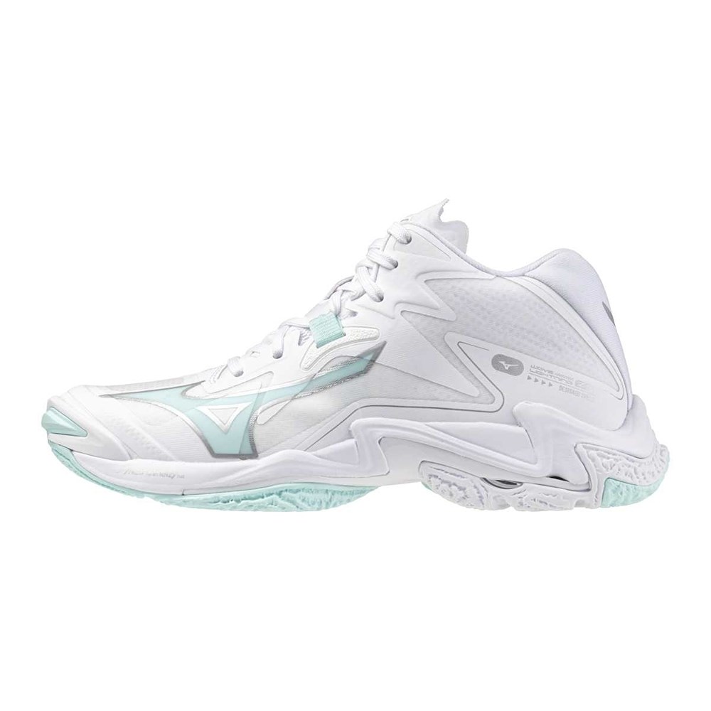 Купить оптом Кроссовки MIZUNO WAVE LIGHTNING Z8 MID V1GC240545 White/Blue Tint Female V1GC240545 - фото 100766