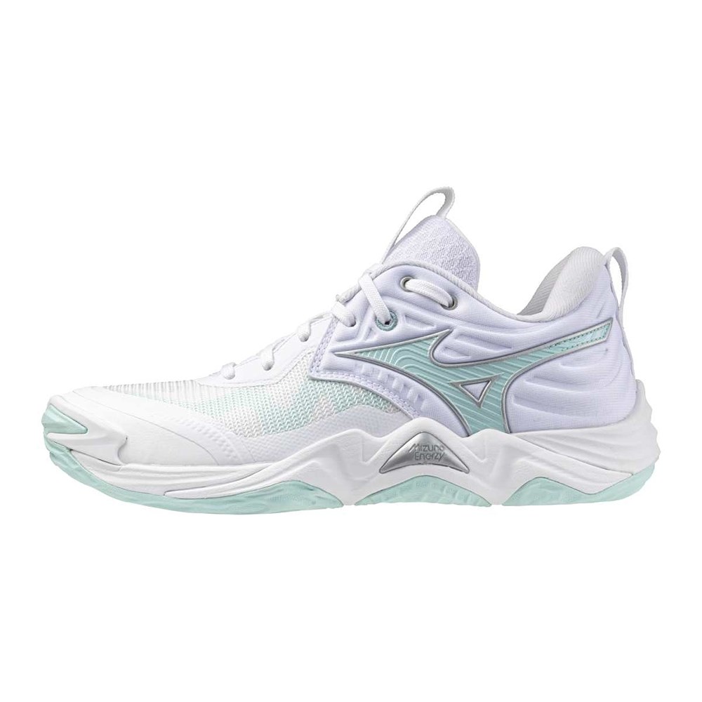 Купить оптом Кроссовки MIZUNO WAVE MOMENTUM ELITE V1GC251245 White/Blue Tint Female V1GC251245 - фото 100790