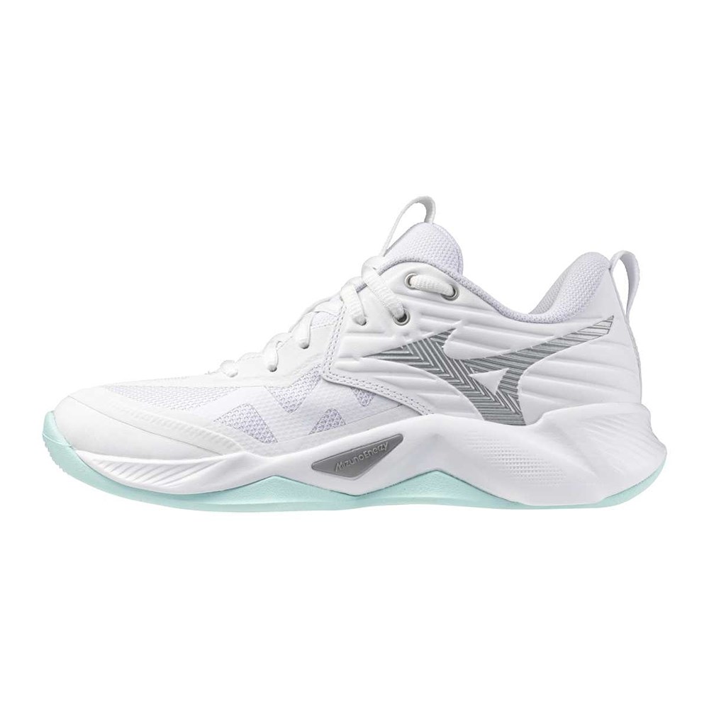 Купить оптом Кроссовки MIZUNO WAVE MOMENTUM PRO V1GC254045 White/Blue Tint Female V1GC254045 - фото 100802