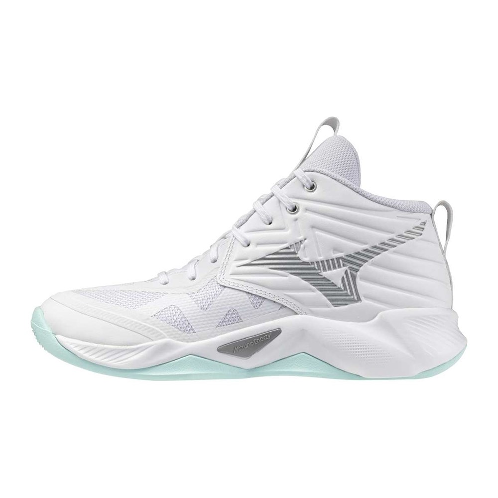 Купить оптом Кроссовки MIZUNO WAVE MOMENTUM PRO MID V1GC254545 White/Blue Tint Female V1GC254545 - фото 100807
