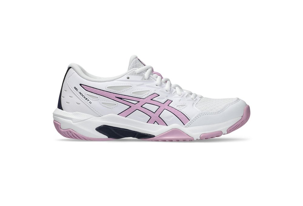 Купить оптом Кроссовки Asics GEL-ROCKET 11 1072A093-105 WHITE/LIGHT UBE Female 1072A093-105