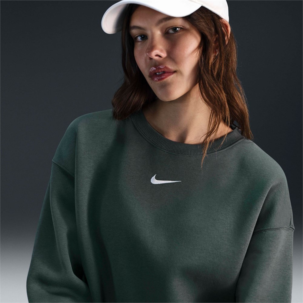 Купить оптом Толстовка х/б Nike NSW Fleece Oversized Crew-neck Кофта W DQ5733-338 DQ5733-338