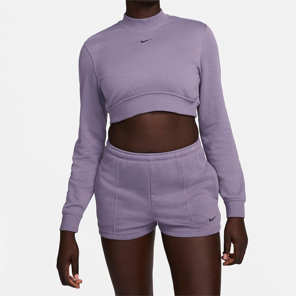 Купить оптом Толстовка х/б Nike NSW Chill Crew-Neck Cropped French Terry Top W FN2476-509 FN2476-509