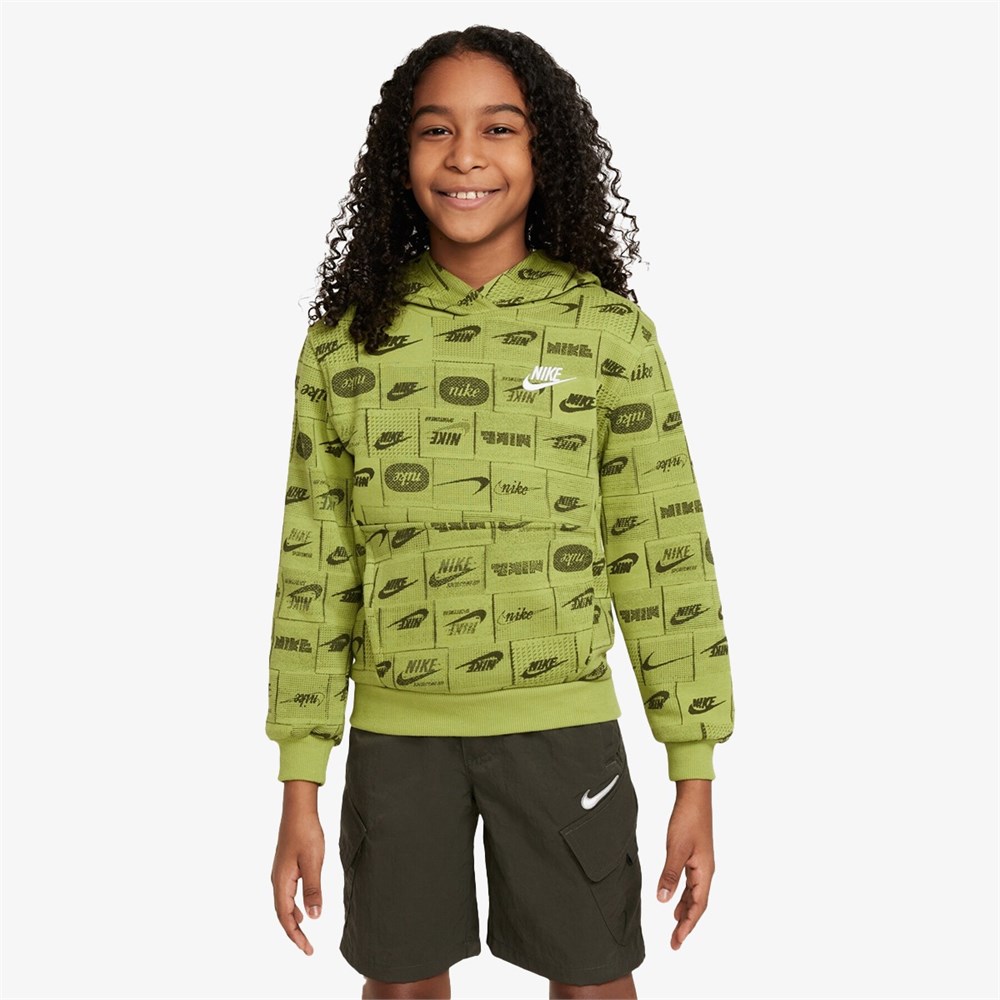 Купить оптом Толстовка Nike Sportswear Club Fleece Older Hoodie Aop Jr FN8741-377 FN8741-377