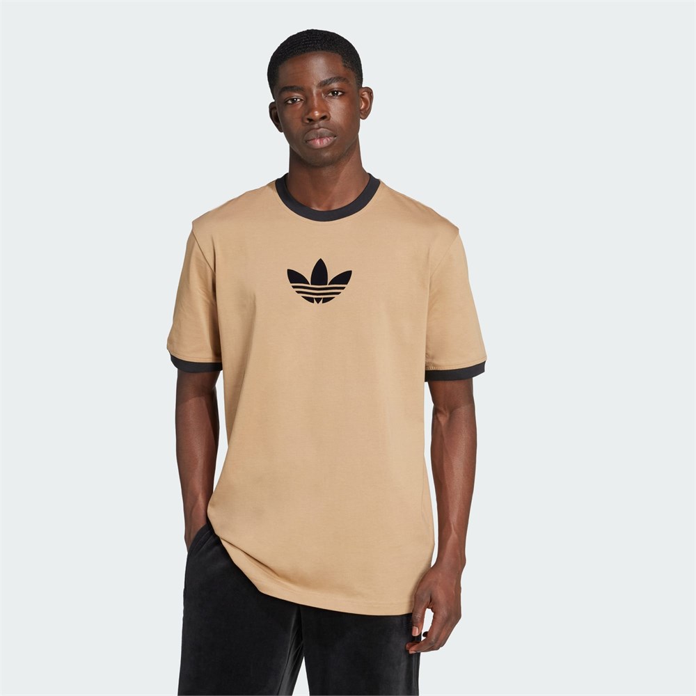 Купить оптом Футболка Adidas Adicolor Loose 2000s Cali Tee JX1516 CARDBO/BLACK Male JX1516