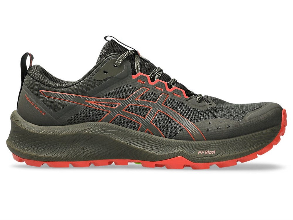 Купить оптом Кроссовки Asics Trabuco Terra 3 1011C152-200 BROWN STONE/SPICY RED Male 1011C152-200