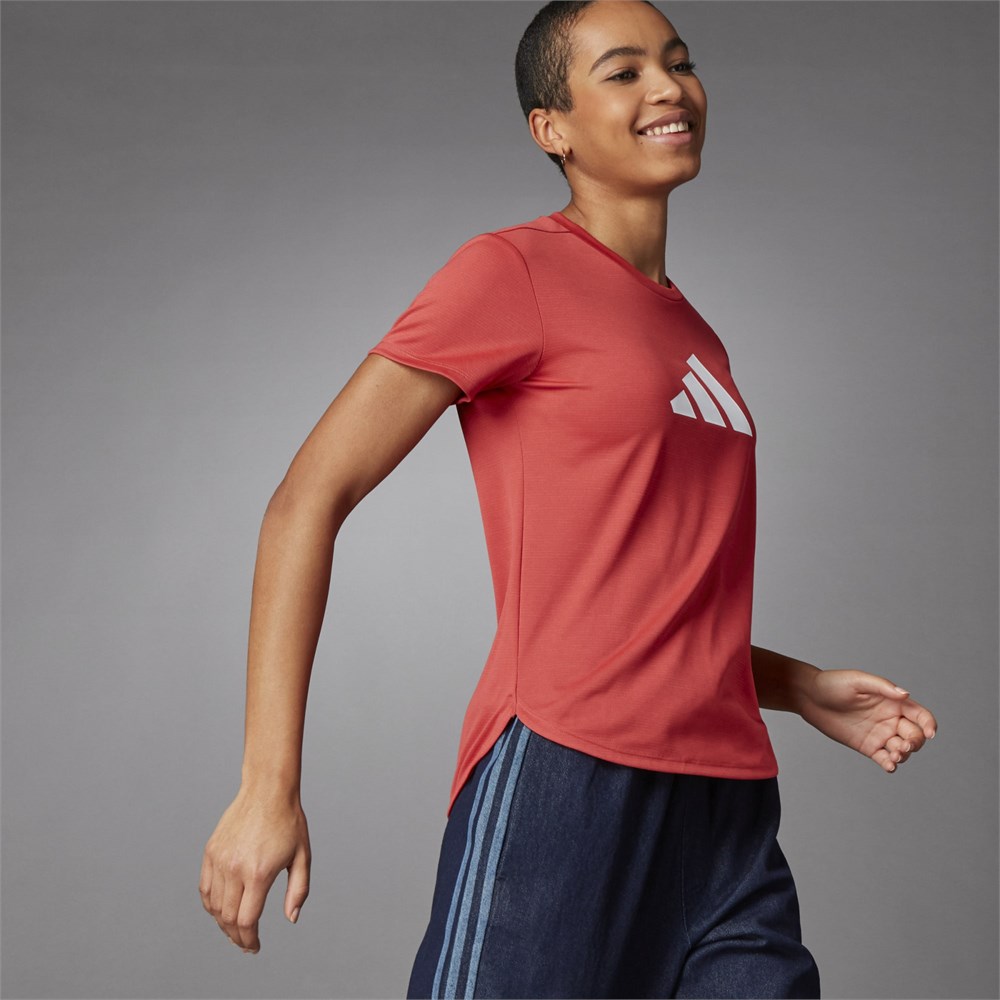 Купить оптом Футболка Adidas BOS LOGO TEE CRERED/WHITE GQ9423 Female GQ9423