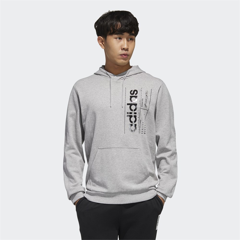 Купить оптом Толстовка х/б adidas Brilliant Basics Hooded FM6091 FM6091