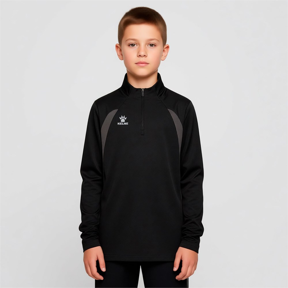 Купить оптом Джемпер тренировочный Kelme 1/2 Zippered Pullover Jr 7561TT3071-000 7561TT3071-000