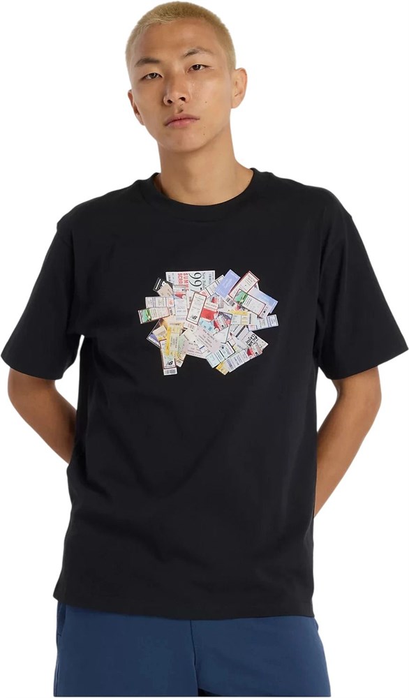 Купить оптом Футболка New Balance Athletics Ticket Футболка MT53905-BK MT53905-BK