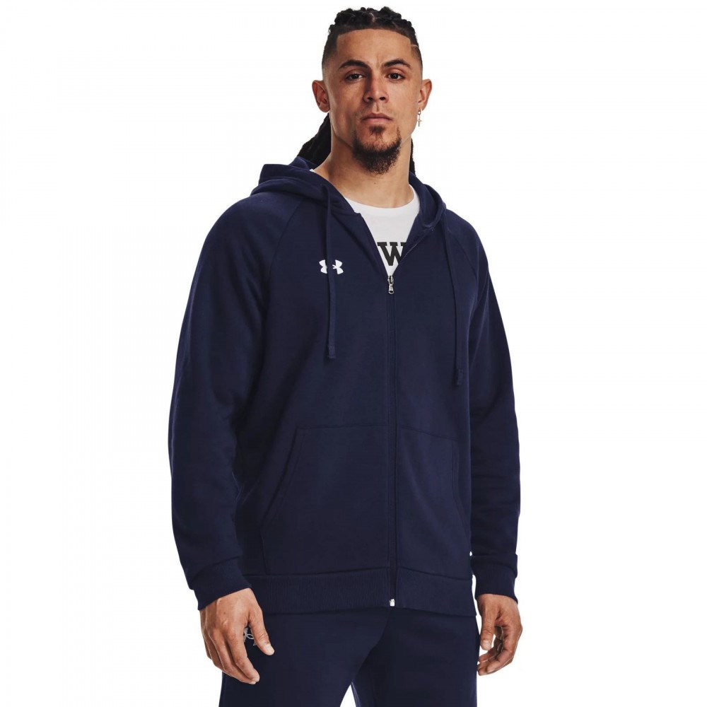 Купить оптом Толстовка Under Armour Rival Fleece FZ Hoodie 1379767-410 1379767-410