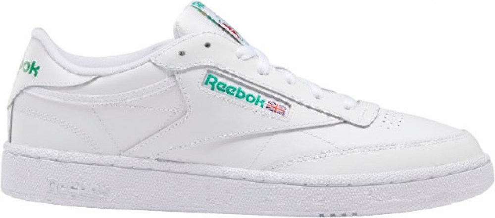 Купить оптом Кроссовки Reebok Club C 85 white/green 100000155 100000155
