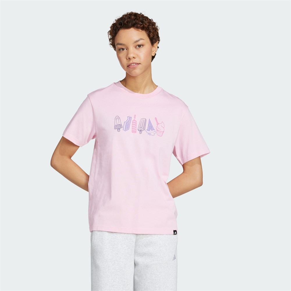 Купить оптом Футболка adidas W L FOOD TEE JN8272 JN8272