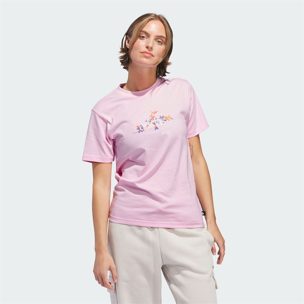 Купить оптом Футболка adidas W Elem Flrl Tee JP0114 JP0114