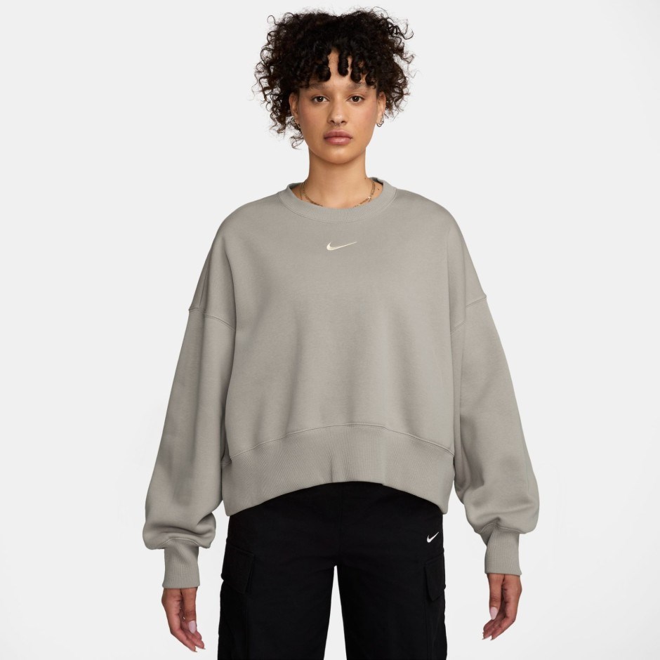 Купить оптом Толстовка Nike W NSW PHNX FLC OOS CREW DQ5761-009 DQ5761-009