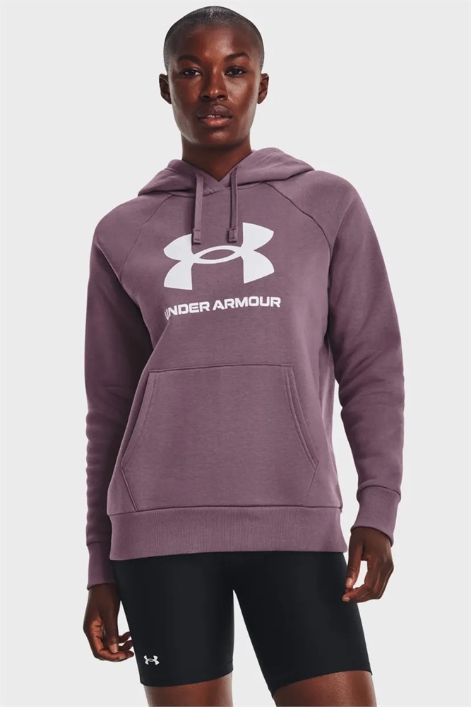 Купить оптом Толстовка х/б Under Armour Rival Fleece Big Logo Hoody W 1379501-500 1379501-500