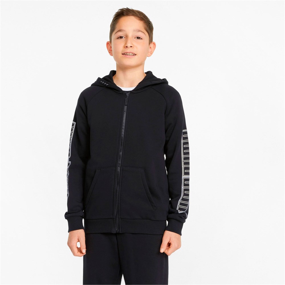 Купить оптом Толстовка Puma Alpha Full-Zip Hoodie 84728701 JR 84728701