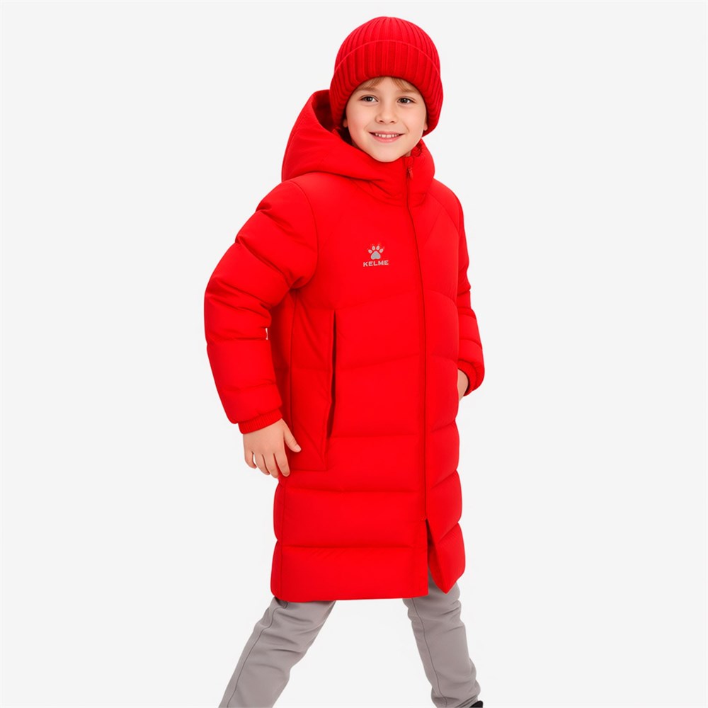 Купить оптом Пуховик Kelme Long Down Куртка Jr 8561YR3043-600 8561YR3043-600