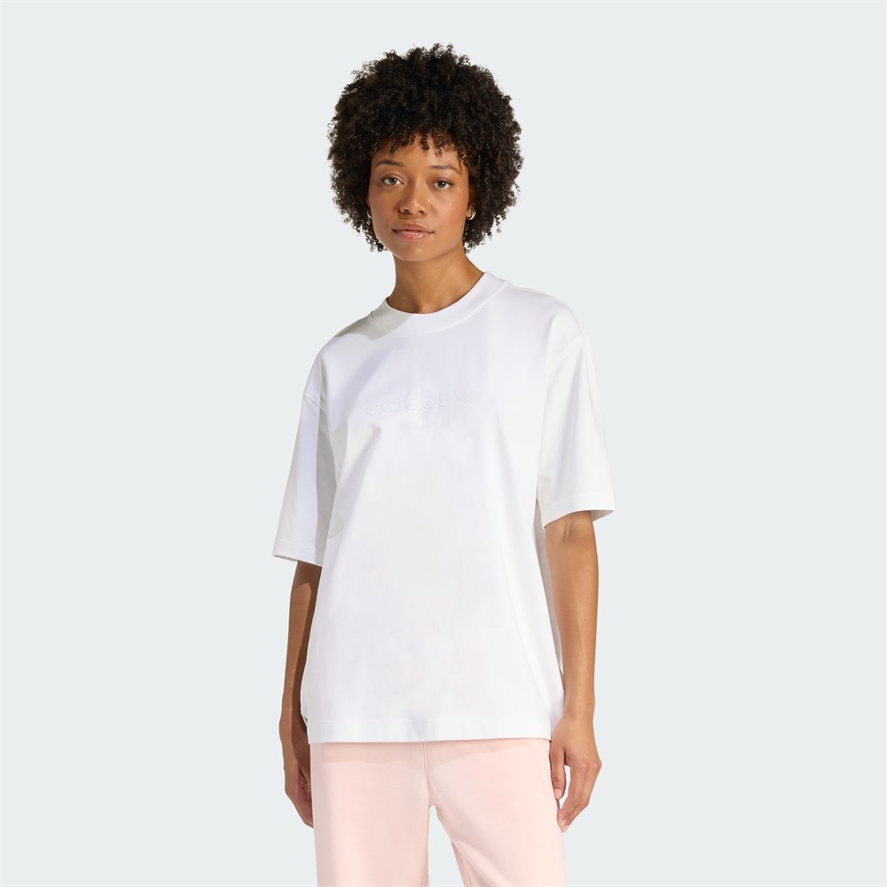 Купить оптом Футболка adidas ESS LIN TEE OS WHITE KD1446 KD1446