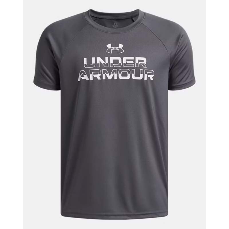 Купить оптом Футболка Under Armour Tech Split Wordmark SS 1383010-027 1383010-027