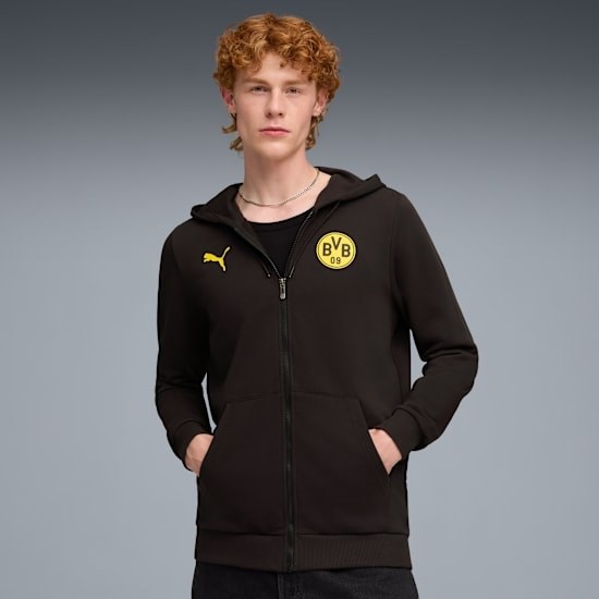 Купить оптом Puma Джемпер Bvb Ftblcltr Hood Sweat Jkt, 78257805 78257805