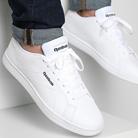 Купить оптом Кроссовки Reebok ROYAL COMPLE WHITE/CONAVY/WHITE 100000451 100000451
