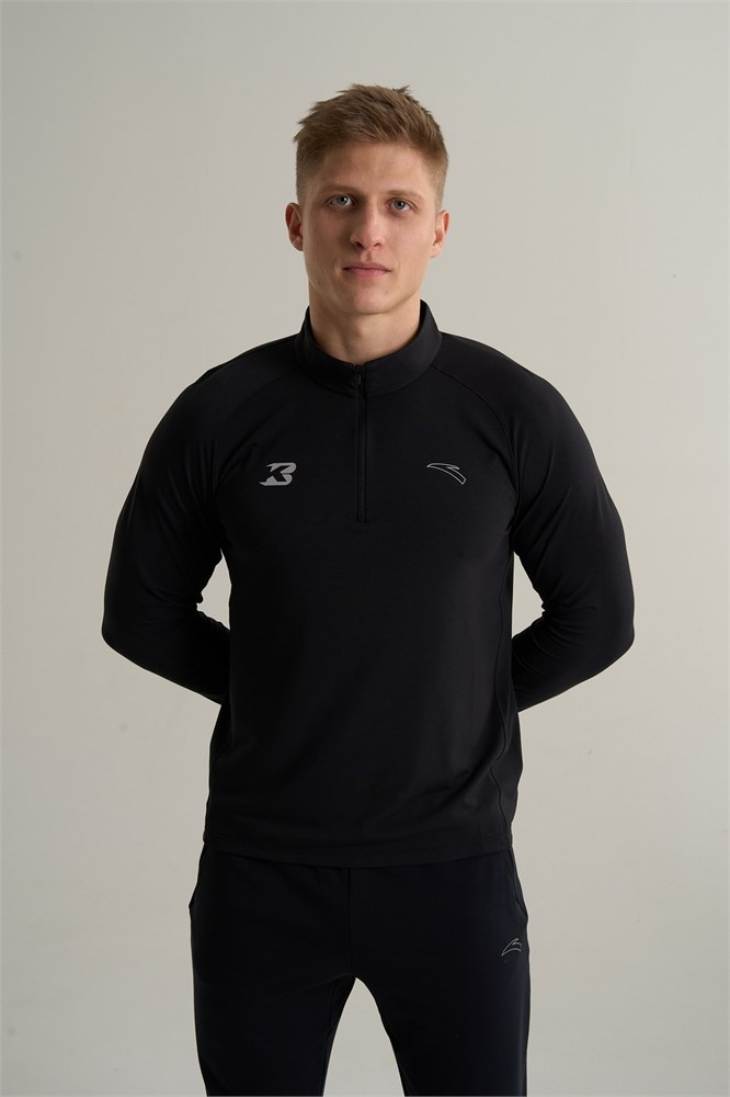 Купить оптом Лонгслив half-zip Anta RUNNING LS Tee 852615401-2 852615401-2