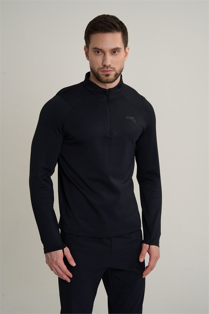 Купить оптом Лонгслив half-zip утепленный Anta RUNNING LS Tee 852615403-4 852615403-4