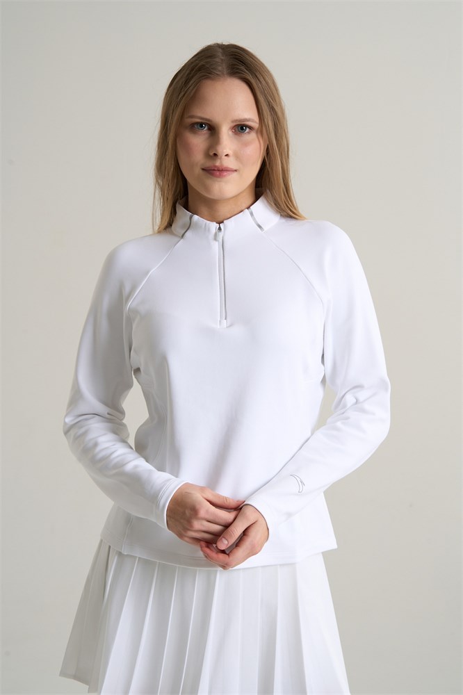 Купить оптом Лонгслив half-zip утепленный Anta RUNNING LS Tee 862615403-1 862615403-1