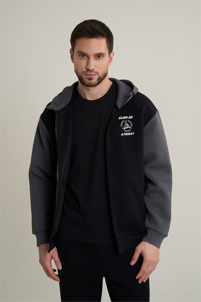 Купить оптом Толстовка на молнии Anta CAMPUS BASKETBALL Knit Олимпийка 852611706-3 852611706-3