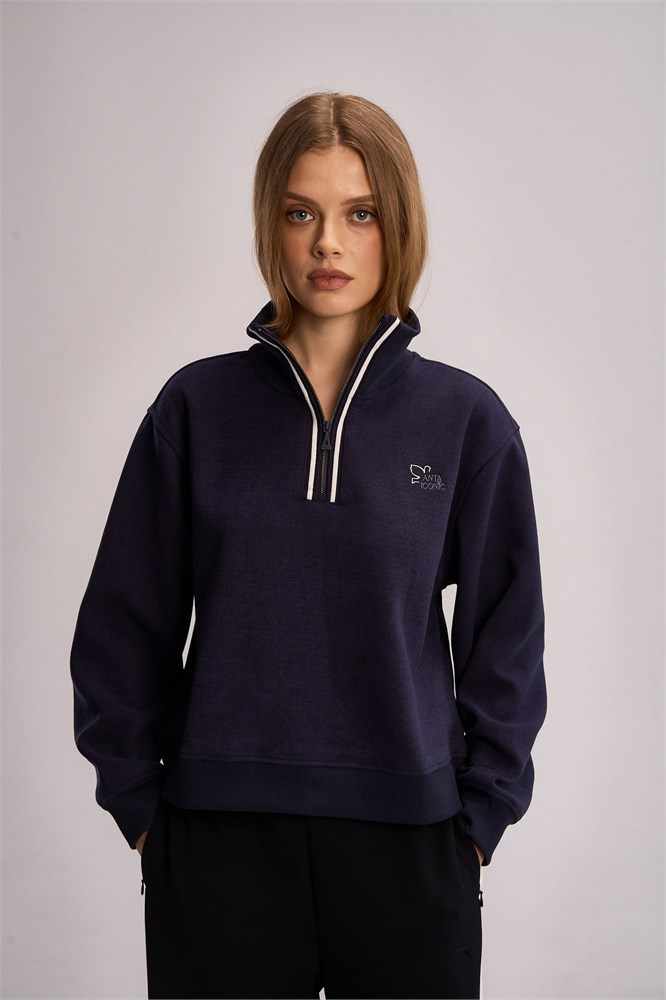 Купить оптом Толстовка half-zip Anta ICONIC Кофта 862618725-3 862618725-3