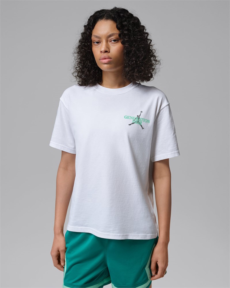 Купить оптом Футболка Jordan W J SPT DF SS GFX TEE VERB IF2221-101 IF2221-101