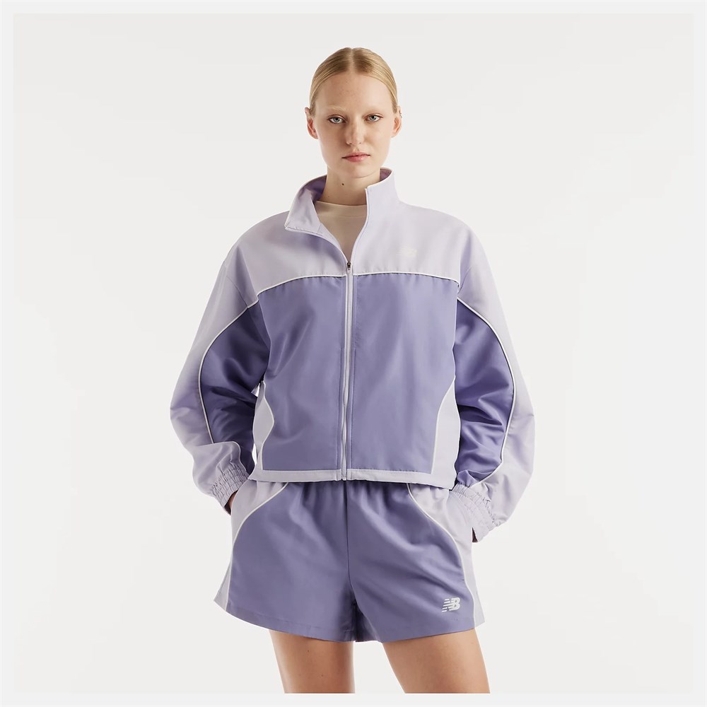 Купить оптом Ветровка New Balance Trackside Woven Куртка WJ6279FY-DSV WJ6279FY-DSV