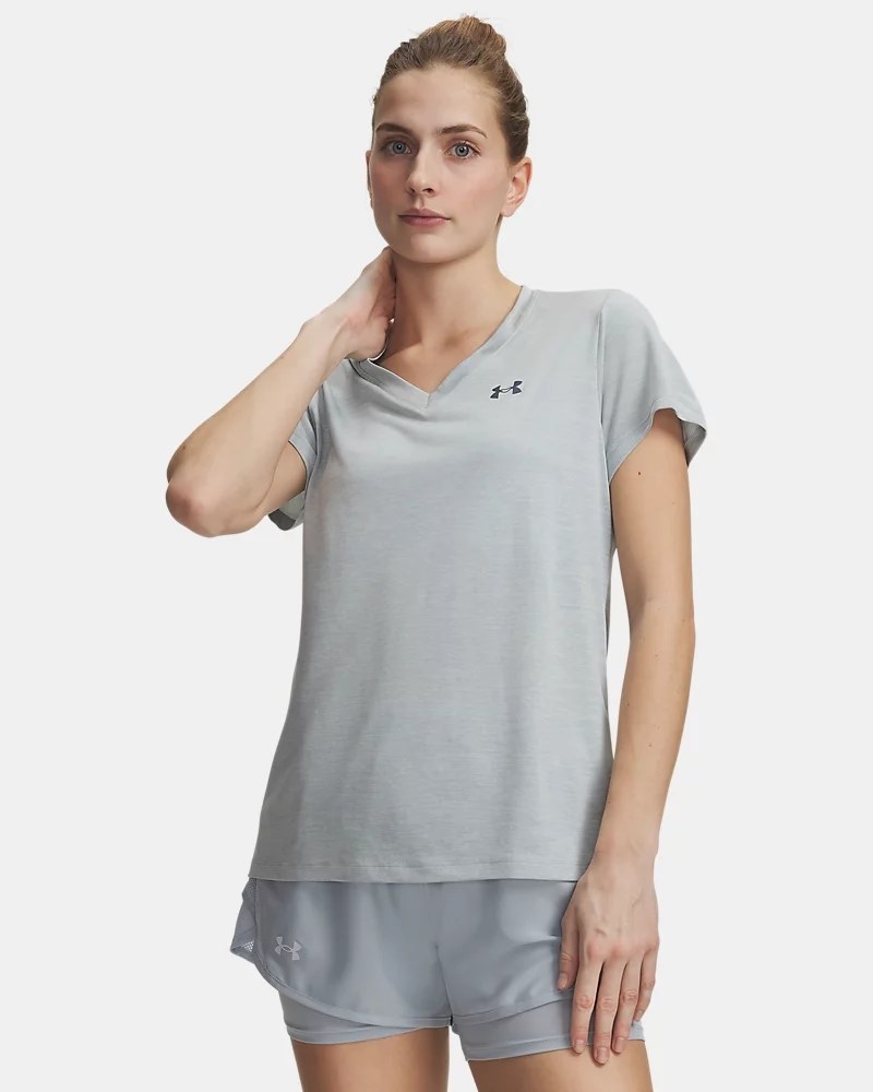 Купить оптом Футболка Under Armour Tech SSV- Twist 1384227-034 1384227-034