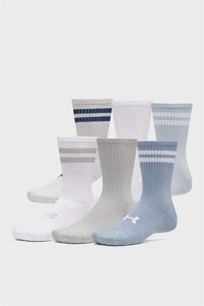 Купить оптом Носки (6 пар) Under Armour Essential 6pk Crew 1387058-034 1387058-034