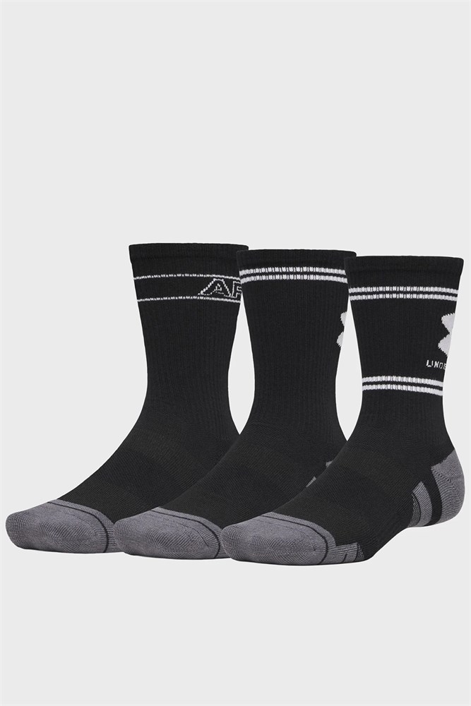 Купить оптом Носки (3 пары) Under Armour New UA Perf Tech Nov 3pk Crw 6015141-008 6015141-008