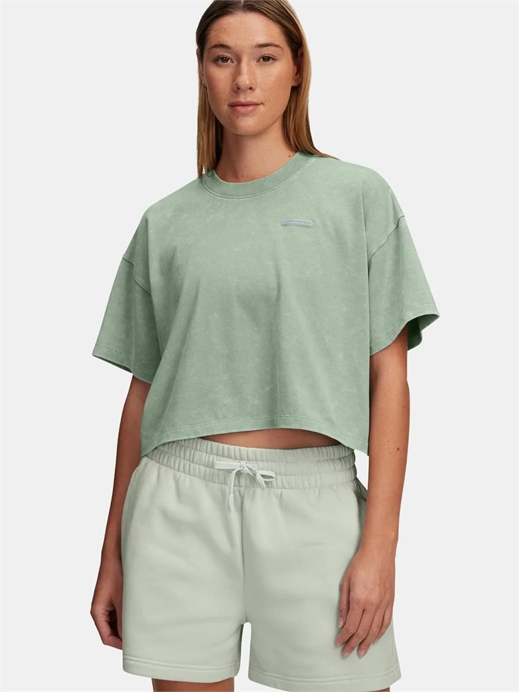 Купить оптом Футболка Under Armour HWT WASH SS 1389747-348 1389747-348