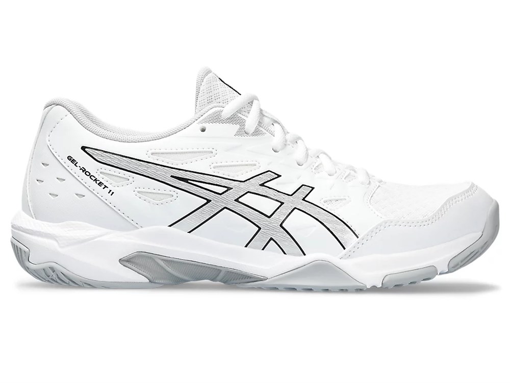Купить оптом Кроссовки ASICS GEL-ROCKET 11 1072A093-101 WHITE/PURE SILVER Female 1072A093-101 - фото 64167