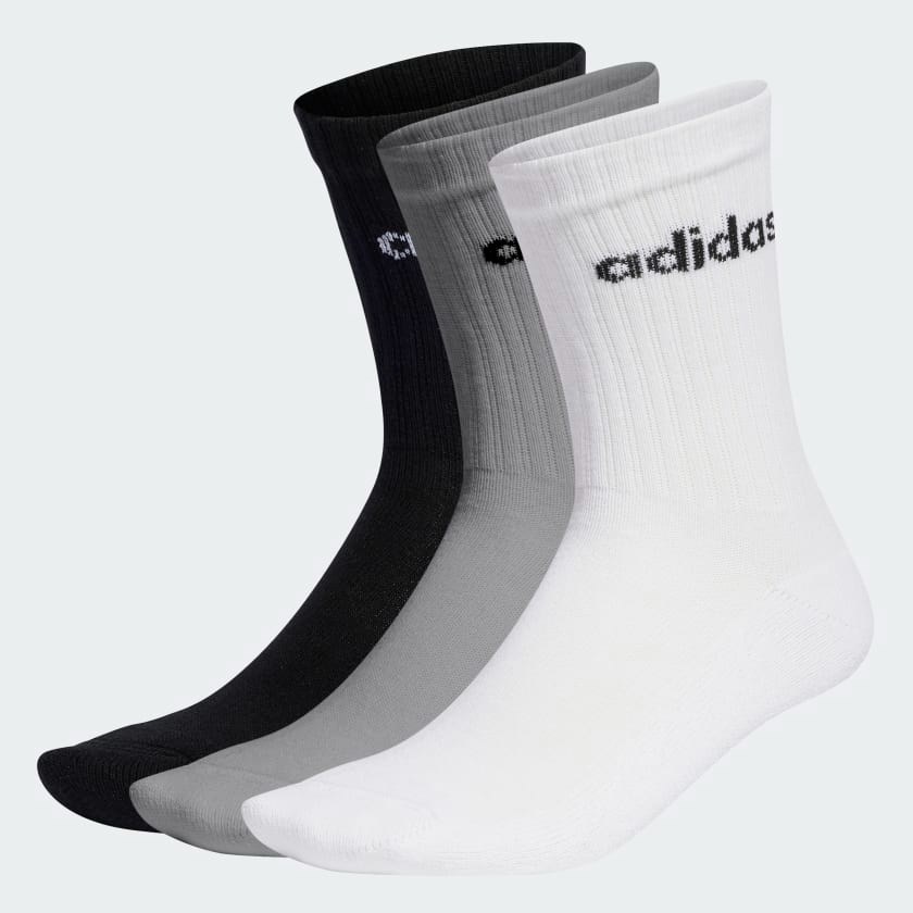 Купить оптом Носки Adidas C LIN CREW 3P IC1302 Grey/White/Black Unisex IC1302 - фото 66649
