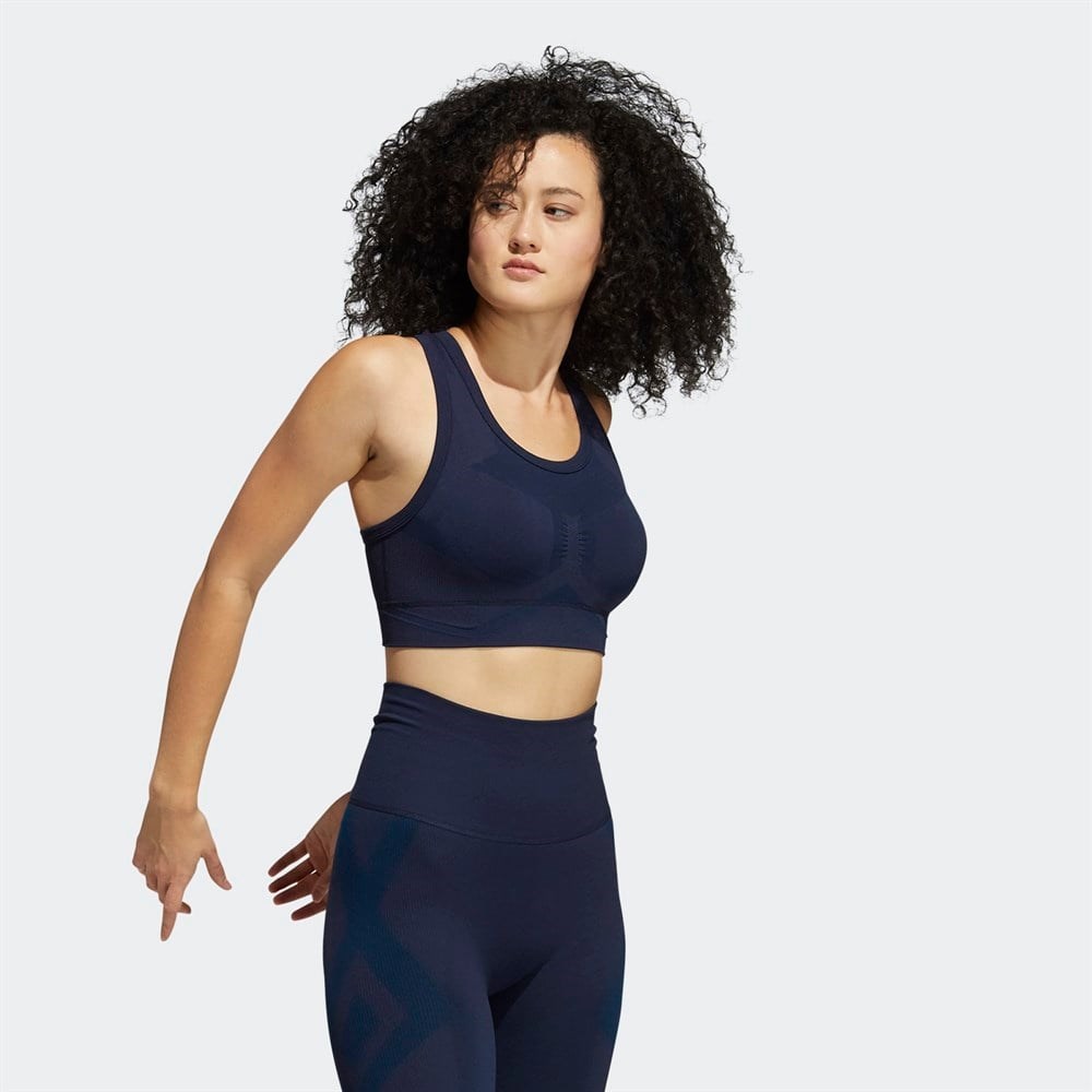 Купить оптом Топ бра Adidas STUDIO 2TNE BRALEGINK/CRENAV GN9122 Female GN9122 - фото 71133