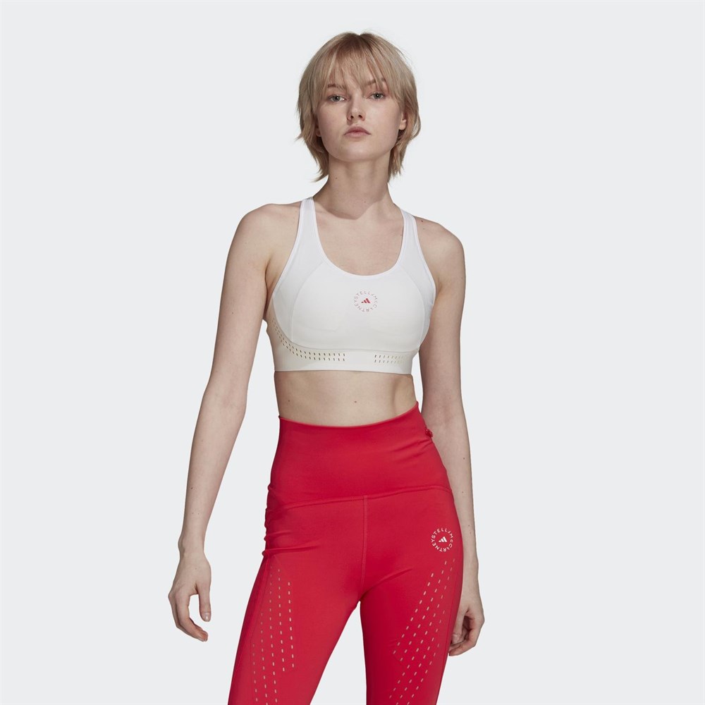 Купить оптом Топ бра Adidas TRUEPUR BRA WHITE/ACTPNK GU9470 Female 85B GU9470 - фото 71306