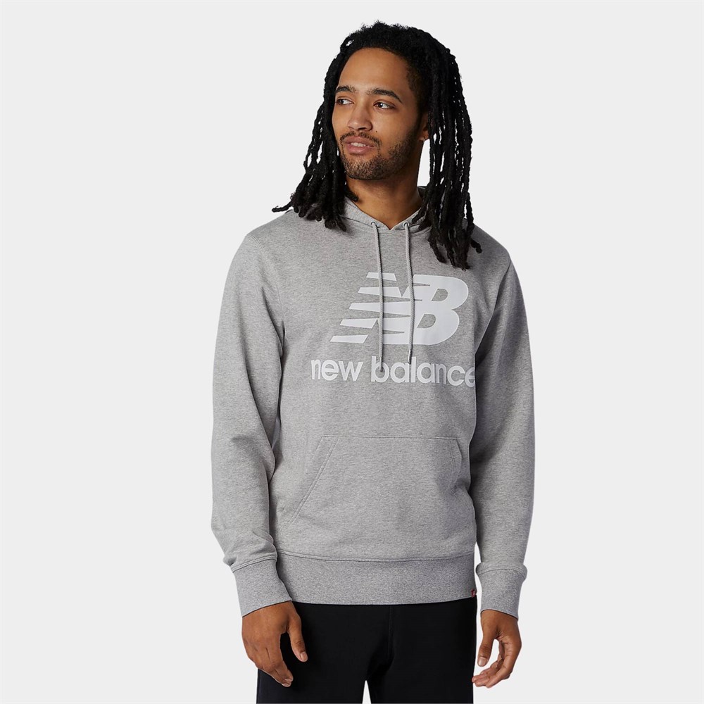 Купить оптом Худи New Balance Essentials Stacked Logo MT03558-AG MT03558-AG - фото 80141