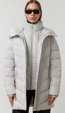 Купить оптом Куртка Calvin Klein Long Bib-Front Puffer CW303629-DGE CW303629-DGE - фото 81903