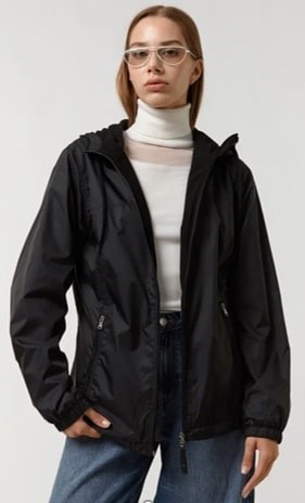 Купить оптом Ветровка Calvin Klein Zip Front Windbreaker CW344124-BLK CW344124-BLK - фото 81916