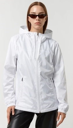 Купить оптом Ветровка Calvin Klein Zip Front Windbreaker CW344124-WHT CW344124-WHT - фото 81917