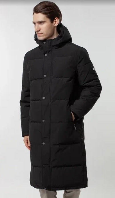Купить оптом Парка DKNY Long Hooded Parka DX0MP264-BLK DX0MP264-BLK - фото 81918