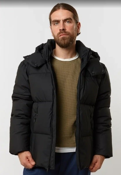 Купить оптом Пуховик DKNY Hooded Puffer DX3MU294-BLK DX3MU294-BLK - фото 81929