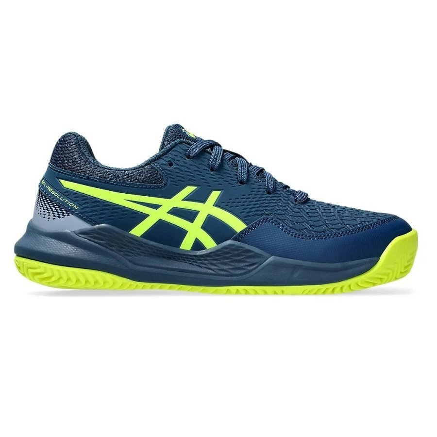 Купить оптом Кроссовки Asics GEL-RESOLUTION 9 GS 1044A068-404 MAKO BLUE/YELLOW KIDS 1044A068-404 - фото 85765